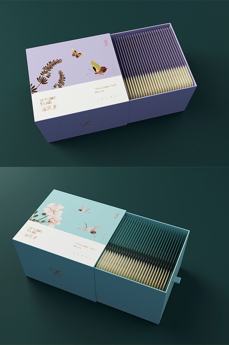 尊貴禮遇 金色抽屜式折疊禮盒，為名貴滋補品注入儀式感